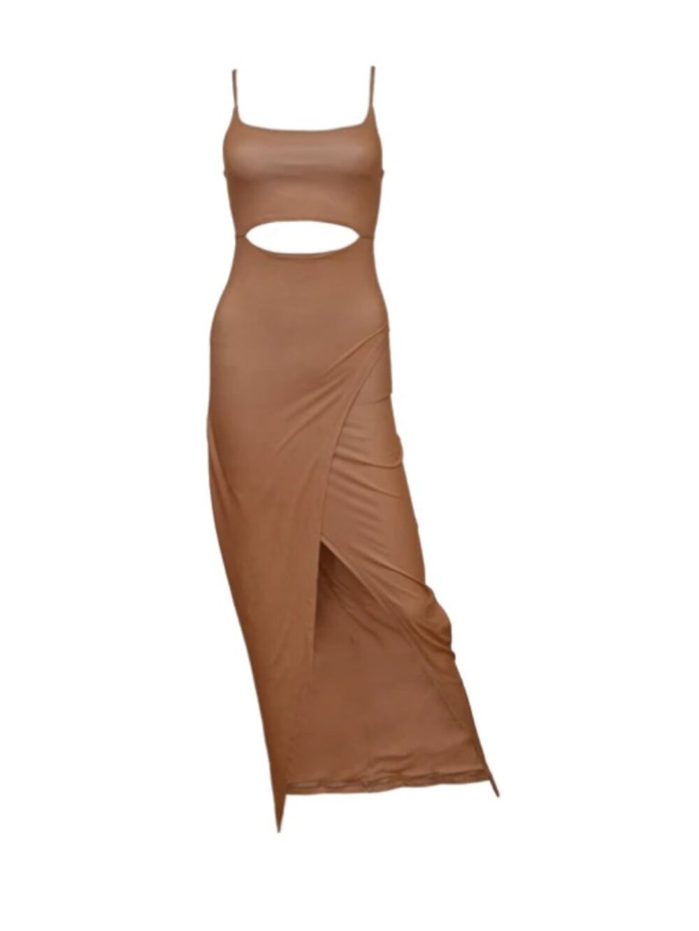 Beachy Flowy Dress with Front Cut-out - Small (2)